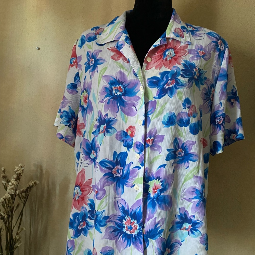 Allison Daley Hawaiian Blouse